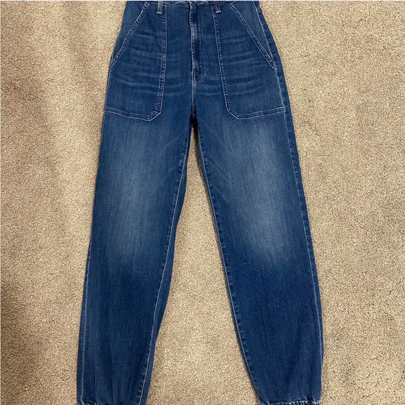 MOTHER High Rise wrapper springy ankle 26 - Picture 3 of 4